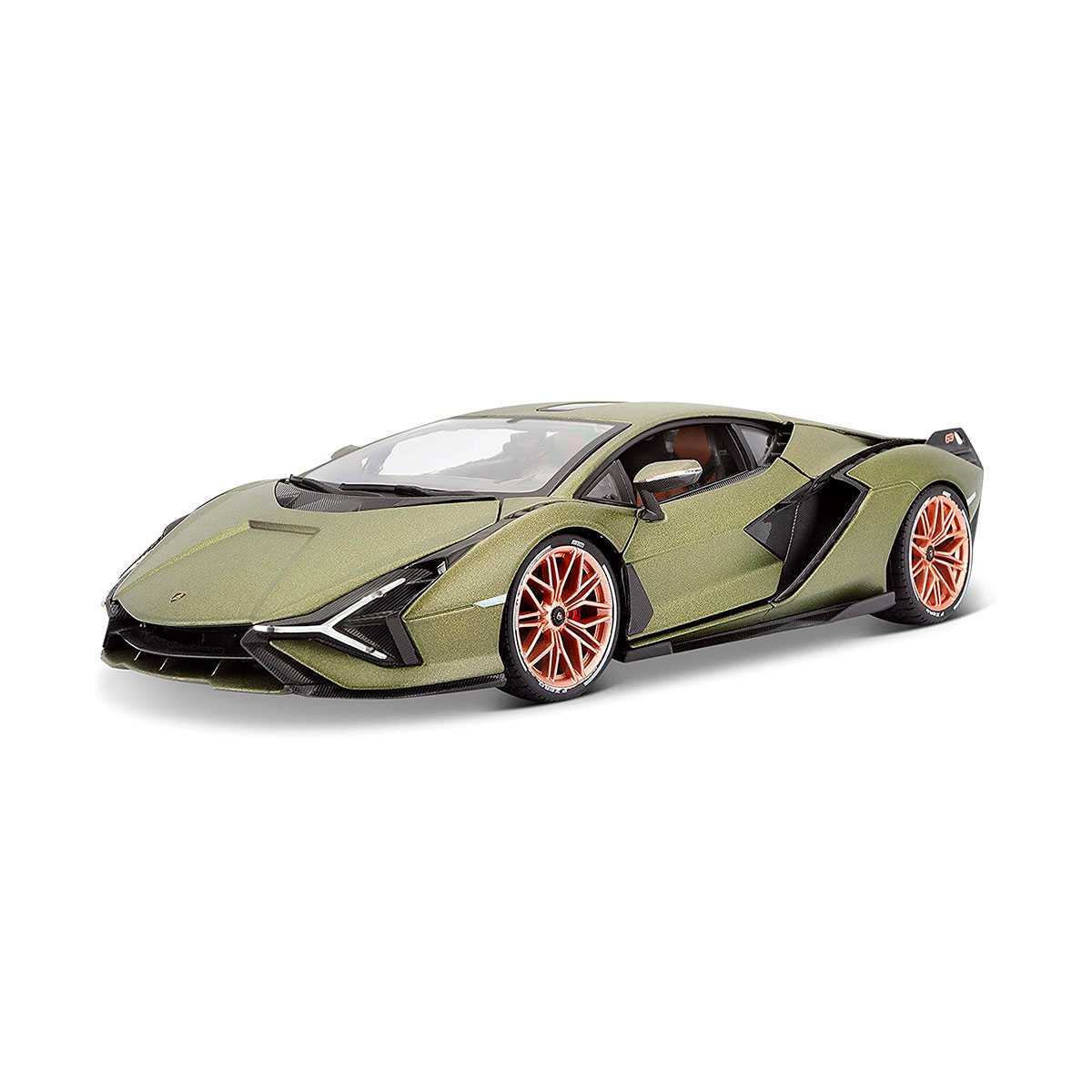 

Автомодель - Lamborghini Sián FKP 37 (матовий зелений металік, 1:18)