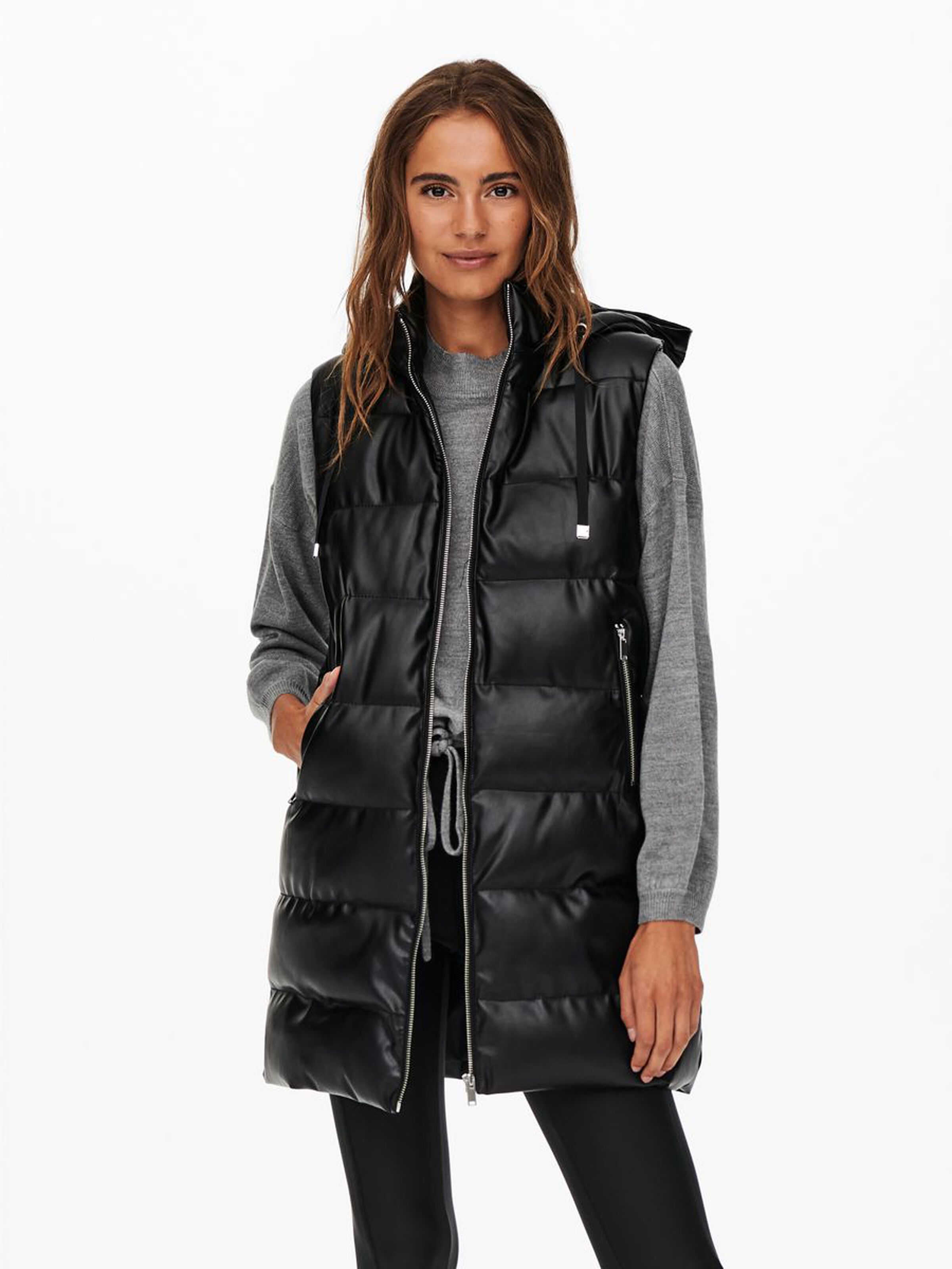 

Жилет ONLY LYDIA FAUX LEATHER WAISTCOAT 15240946 Black  чёрный, Жилет ONLY LYDIA FAUX LEATHER WAISTCOAT 15240946 Black XS чёрный