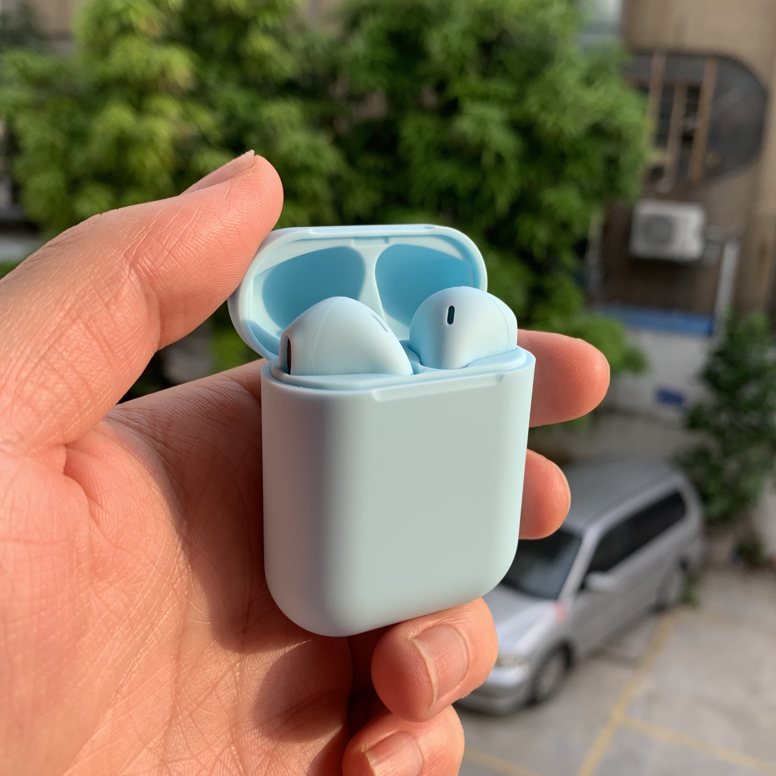 Беспроводные Сенсорные Bluetooth Наушники HBQ i11 TWS Голубой купить в ...