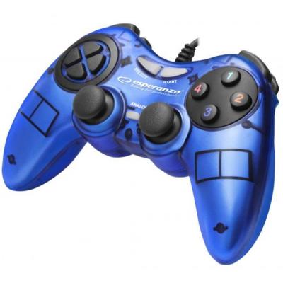 

Проводной геймпад Esperanza Fighter PC Blue (EGG105B)