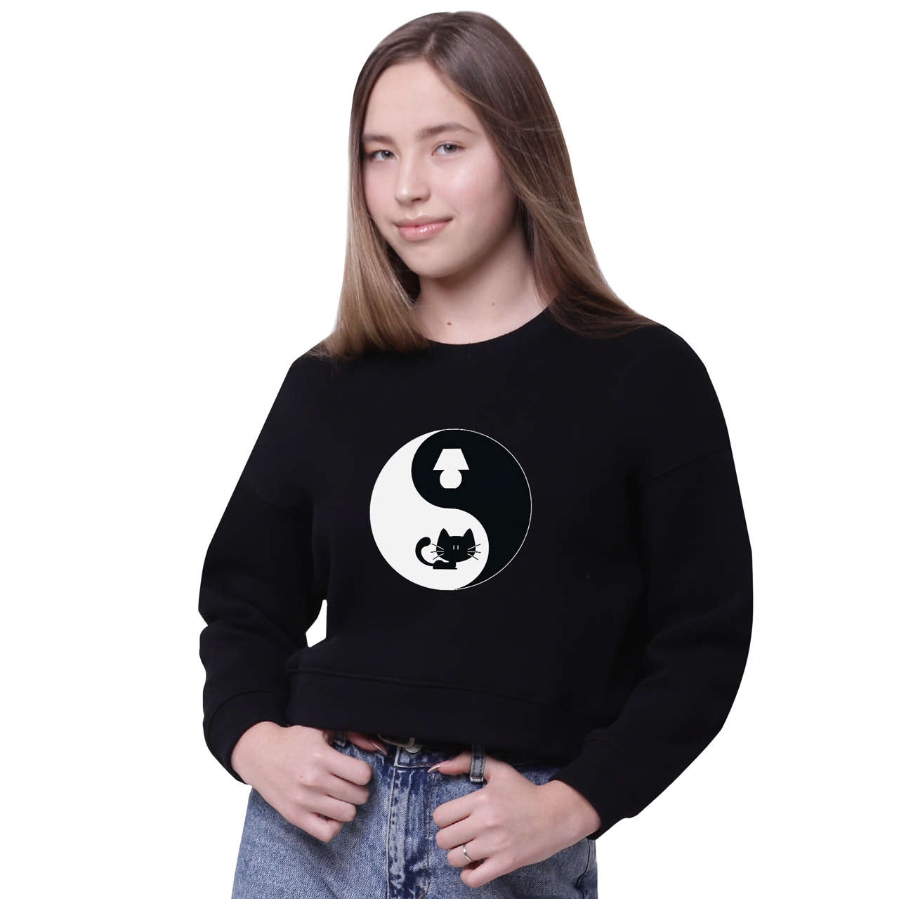 

Свитшот женский Кот Ян (Cat Yang) Черный (35960-2057-13, Свитшот женский Кот Ян (Cat Yang) Черный (35960-2057-13) L