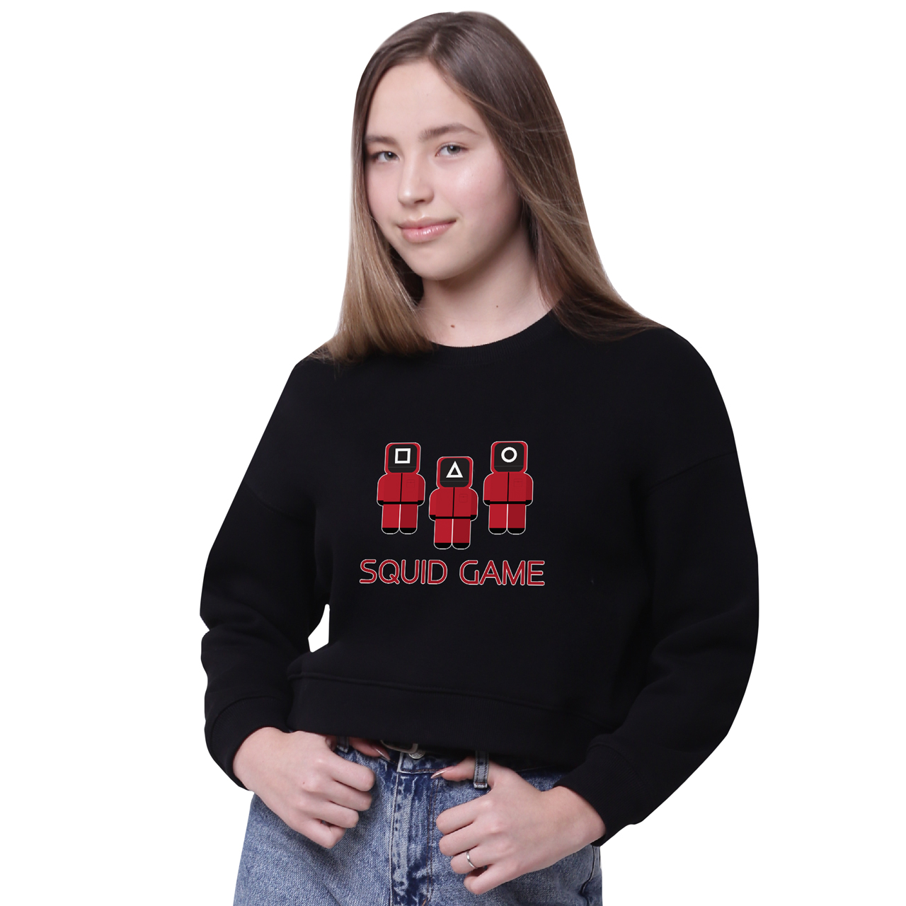 

Свитшот женский Солдаты Игра в кальмара (Squid Game) Черный (35960-3364-11, Свитшот женский Солдаты Игра в кальмара (Squid Game) Черный (35960-3364-11) S