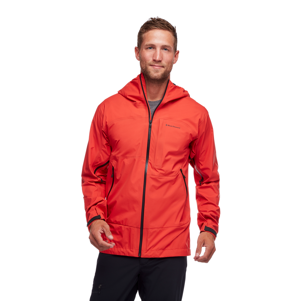 

Мужская мембранная куртка Black Diamond Highline Shell Raging Sea, Octane, L (BD 745000.8001-L)