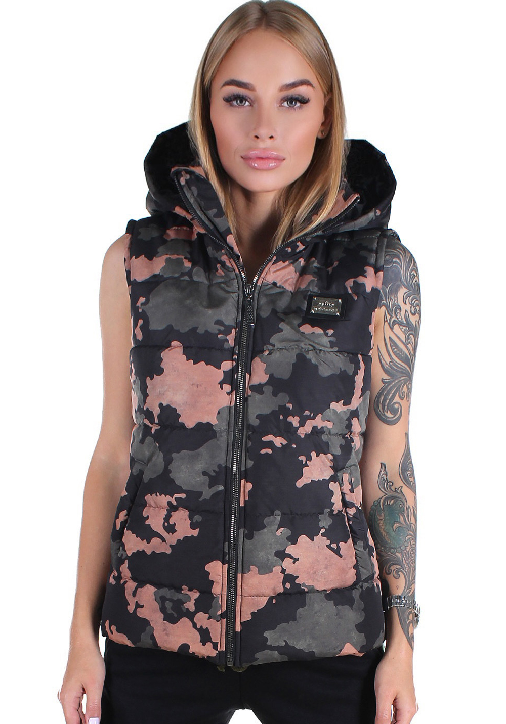 

Жилетка жіноча Krutyakov CAMO PROJECT XXL мілітарі 1749723