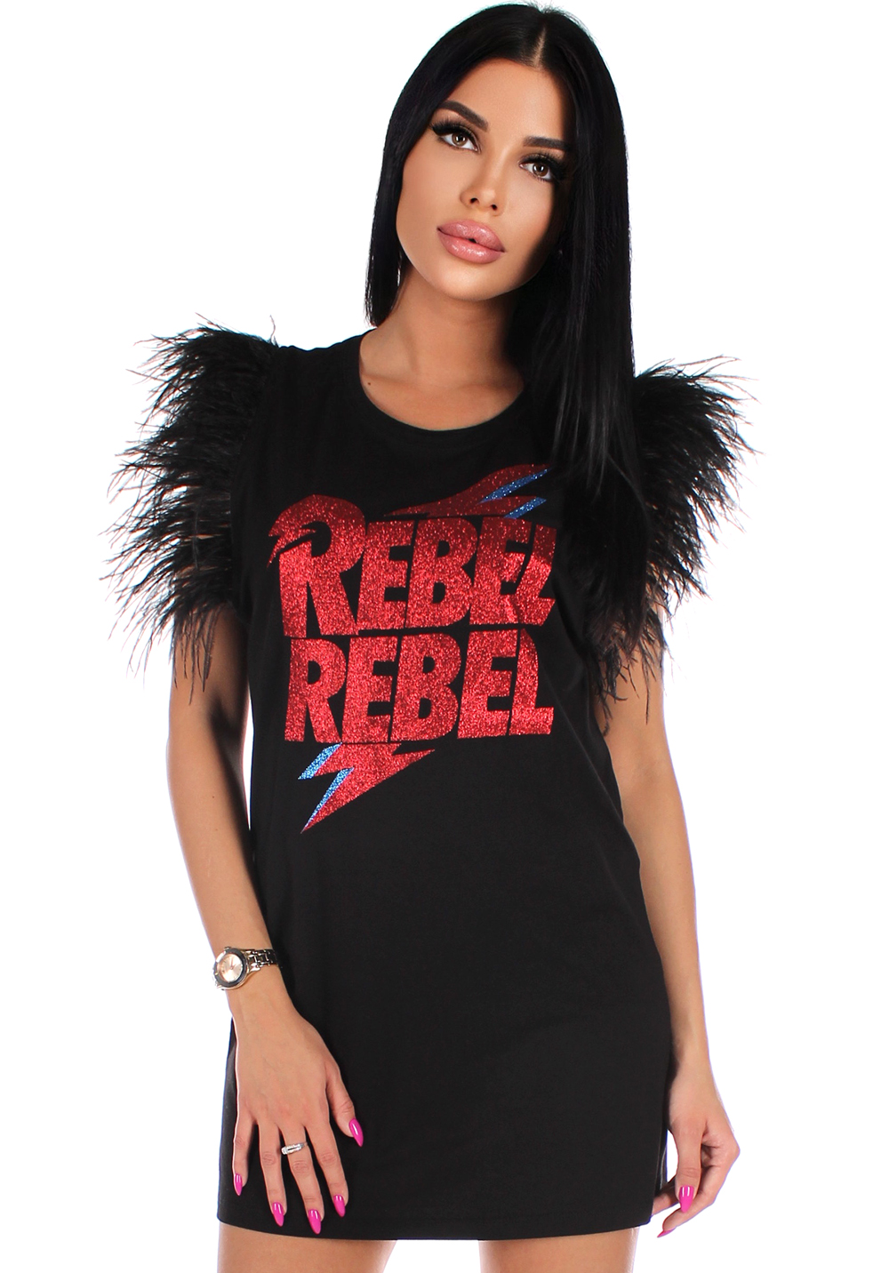 

Плаття жіноче Krutyakov REBEL  чорний 2250215, Плаття жіноче Krutyakov REBEL S чорний 2250215