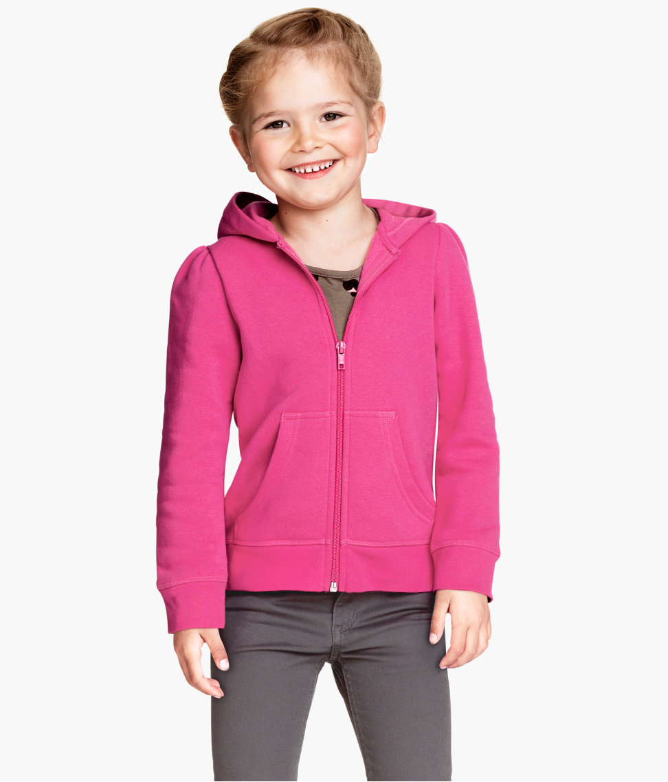 

Реглан H&M с капюшоном Розовый (18-24/92) (1084)