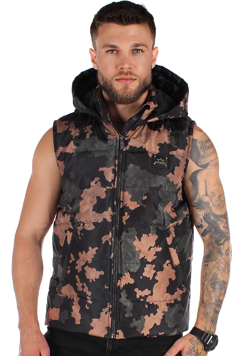 

Жилетка чоловіча Krutyakov CAMO PROJECT  мілітарі 2036623, Жилетка чоловіча Krutyakov CAMO PROJECT XL мілітарі 2036623