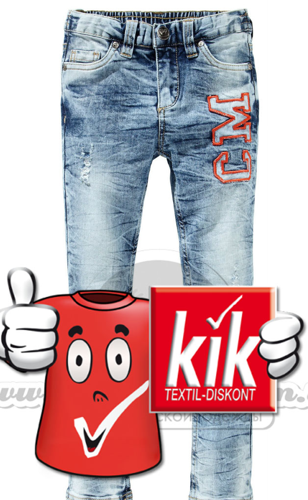 

Джинсы KiK slim fit Синий (3-4/104) (1012)