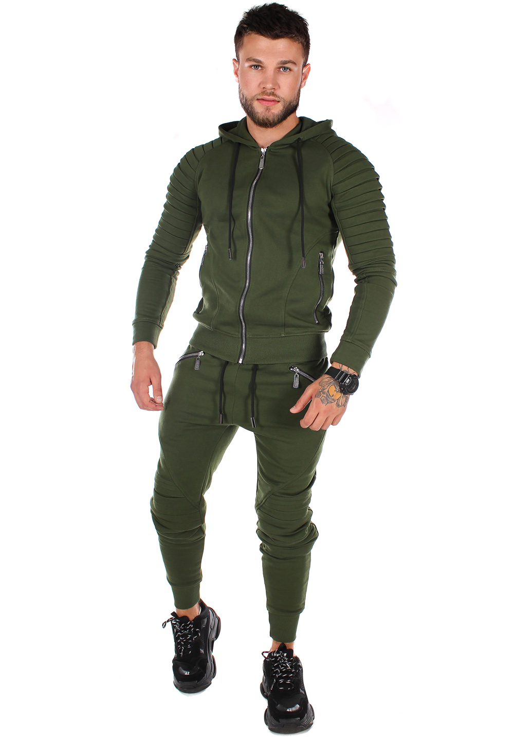 

Костюм спортивний чоловічий Krutyakov RELIEF XXXL хакі 2017819