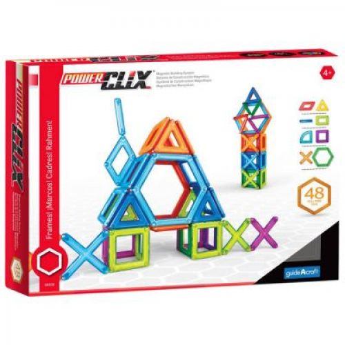 

Конструктор Guidecraft PowerClix Frames, 48 деталей (G9200)