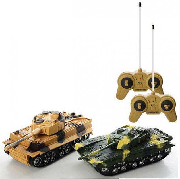 

Два танка на радиоуправлении танковый бой Kronos Toys 369-23 Камуфляж (gr_006616)