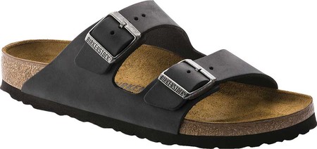 

Мужские шлепанцы Birkenstock Arizona Oiled Leather Black Oiled Leather 40