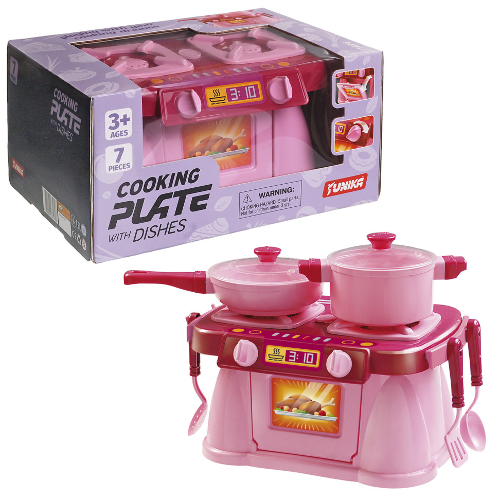 

Игровой набор Кухонная плита "Cooking Plate with Dishes" 7 предметов 71696