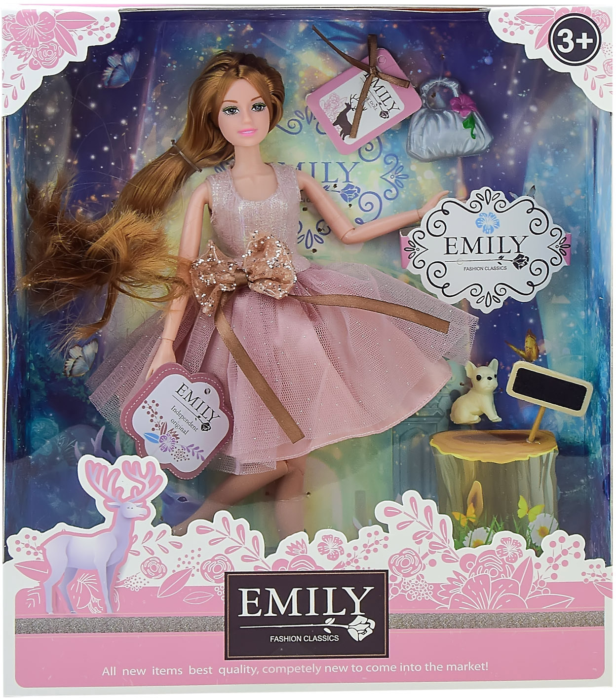 

Кукла Emily с аксессуарами в коробке 25.8х6.5х32.5 см (QJ087C) (6900001894599)