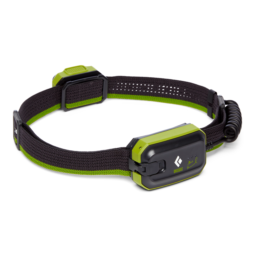 

Ліхтар налобний Black Diamond OnSiight 375 Honnold Edition Verde Чорно-зелений (BD 6206653014ALL1)