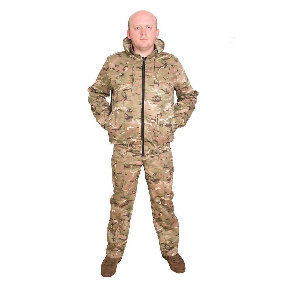 

Камуфляжный костюм с капюшоном Мультикам UkrCamo КМ  Хаки, Камуфляжный костюм с капюшоном Мультикам UkrCamo КМ 56 Хаки