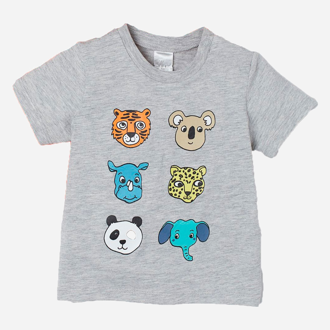 

Футболка H&M 060696181 92 см Серая
