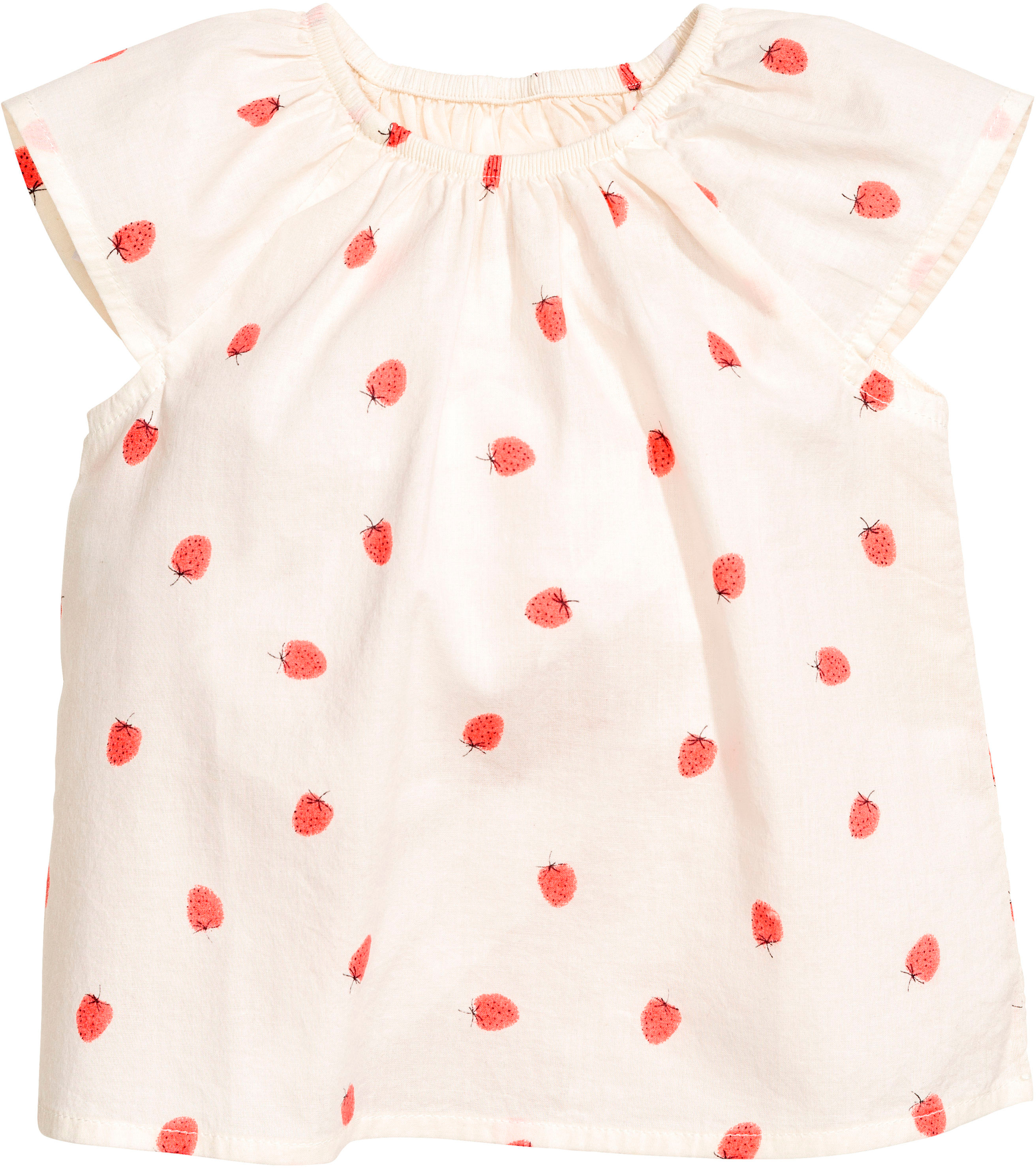 

Футболка H&M 74604315 80 см Молочная