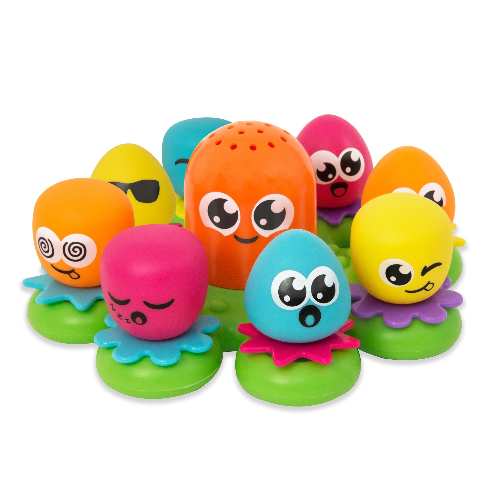 

Игрушка для ванной Tomy Toomies Осьминоги брызгалки с поливалкой моллюском 9ед.