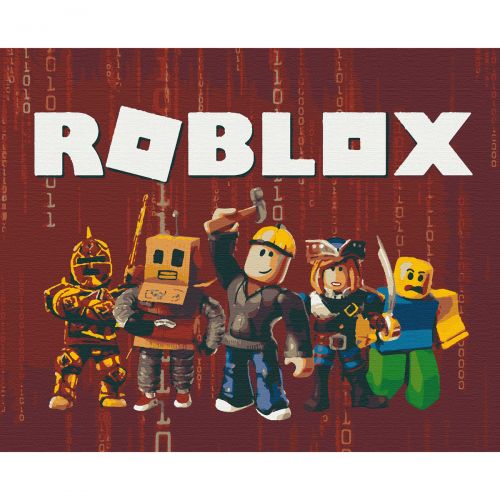 

Картина по номерам "Roblox приключения"