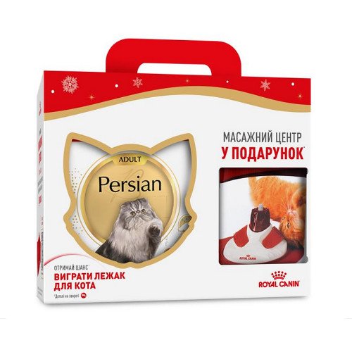 

Сухой корм Royal Canin Persian Adult для персидских кошек от 12 месяцев, 4 кг + массажный центр в подарок