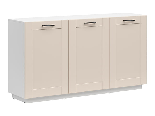 

Просторный комод с дверцами в гостиную FL Smart Black Red White 160.5x88.5x42 (S477-KOM3D/KPL) 102595