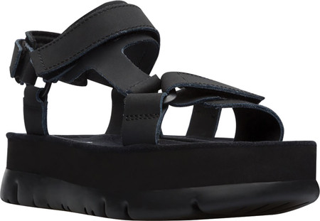 

Женские сандалии Camper Oruga Up Platform Sport Sandal Black Nubuck/Calfskin/Goatskin 37