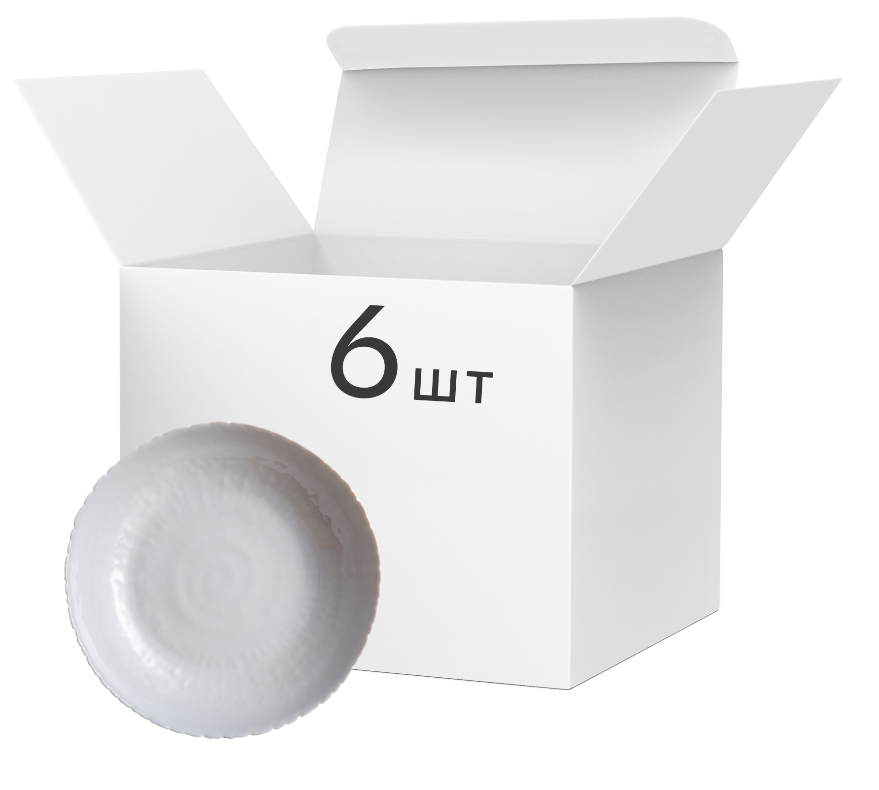 

Набор суповых тарелок Luminarc Ammonite Granit 21 см 6 шт
