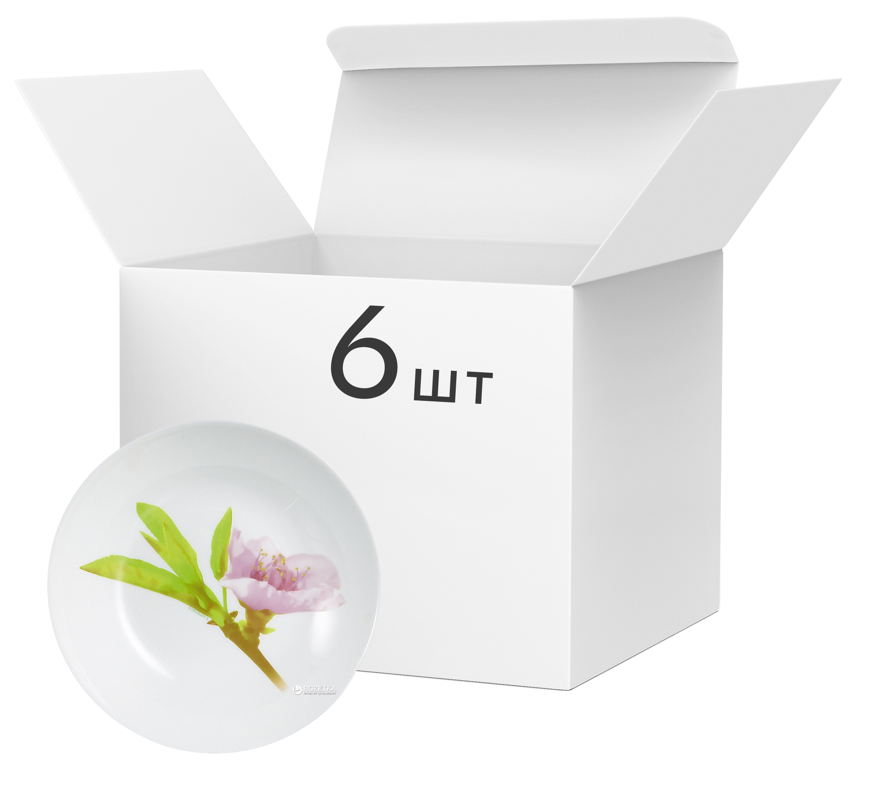 

Набор суповых тарелок Luminarc Water Color круглая 20 см 6 шт