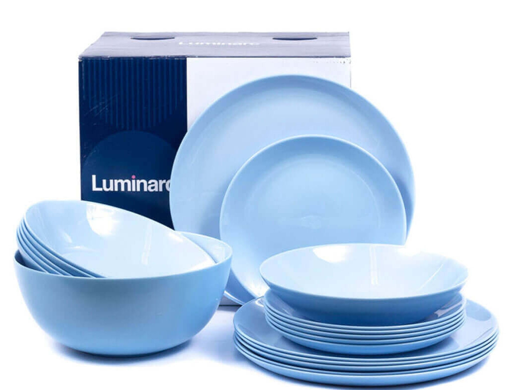 

Столовый сервиз Luminarc Diwali Light Blue 19 предметов (P2963-BL)