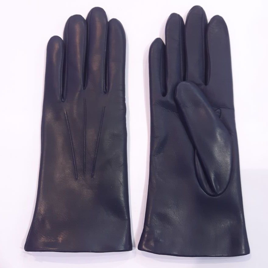

Женские кожаные перчатки GlovesUA мод.001 р.8 джинс