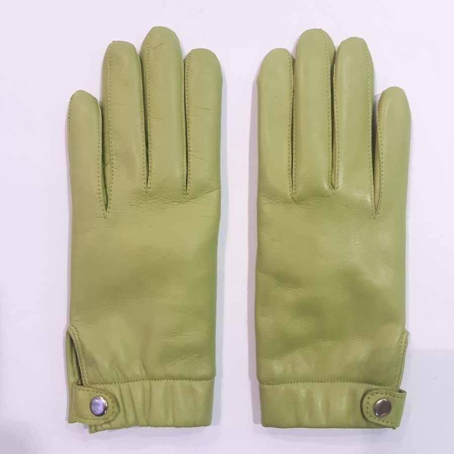 

Женские кожаные перчатки GlovesUA мод.421 р.8 мятные