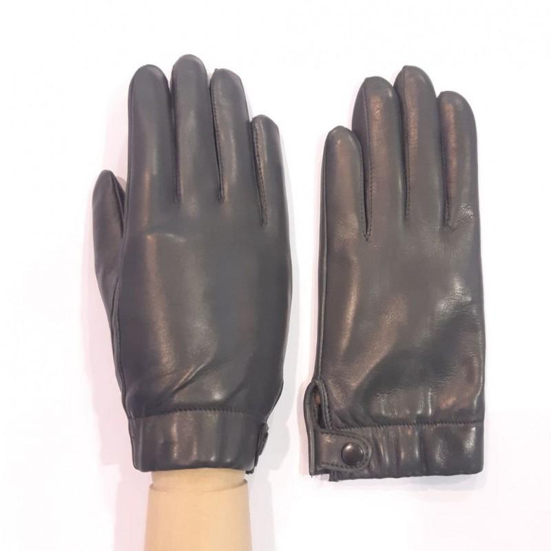 

Женские кожаные перчатки GlovesUA мод.421 р.7 темно-серые