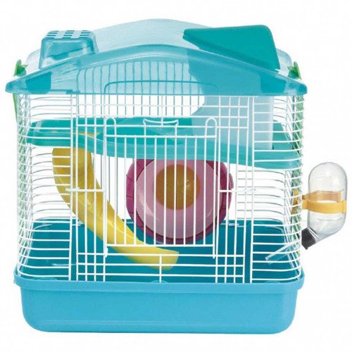 

Клетка для хомяка AnimAll P-679, 28.5×19.5×27 см, бирюзовая