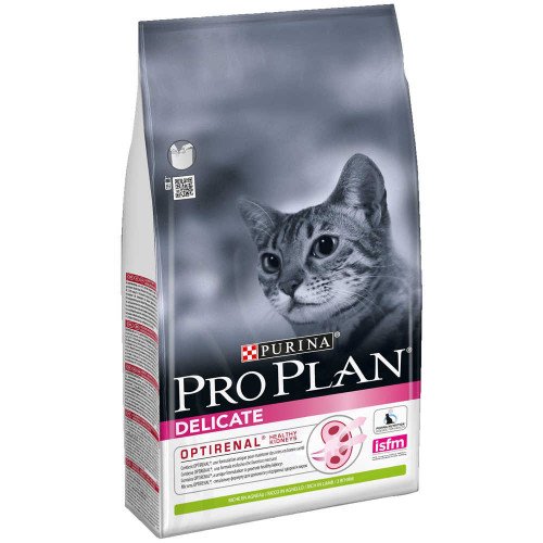 

Сухой корм Purina Pro Plan Cat Delicate Lamb для кошек с чувствительным пищеварением, с ягненком, 1.5 кг