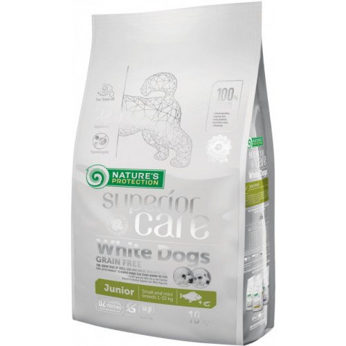 

Сухой корм Natures Protection Junior Small для взрослых белошерстных собак мелких пород от 1 до 10 кг, 1,5 кг