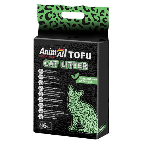 

Соевый наполнитель AnimAll Tofu с ароматом зеленого чая, 6 литров (2,6 кг)