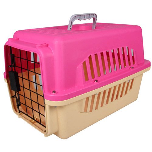 

Переноска AnimAll A1104 для кошек и собак, розовая, 47×31×30 см