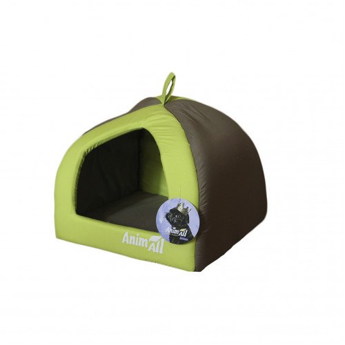 

Домик AnimAll Wendy S для собак, зелёный, 38×38×29 см