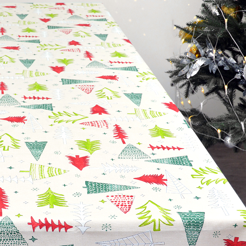 

Новогодняя скатерть Time Textile X-mas Forest Красный, Зеленый TT173579 140x200