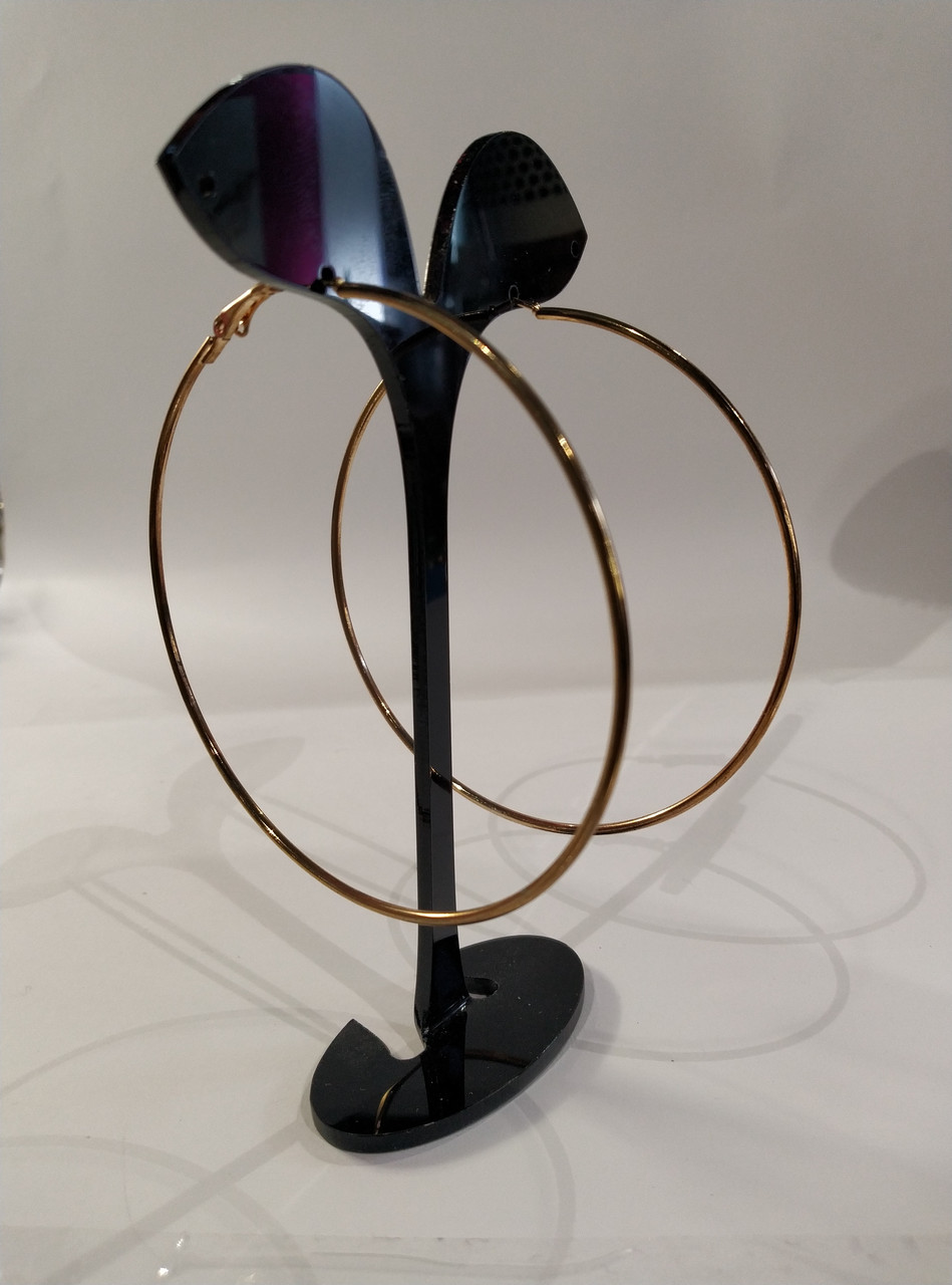 

Серьги кольца(Конго) цвет золото 8 см