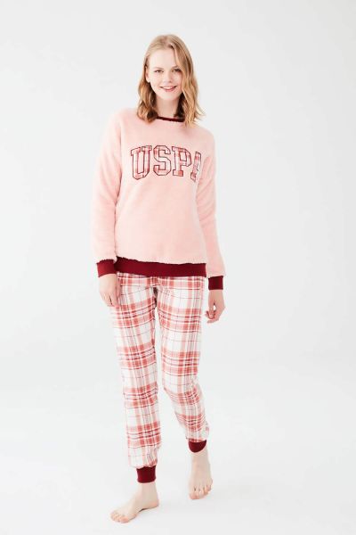 

Женский домашний костюм 16651 U.S. Polo ASSN лососевый, Женский домашний костюм 16651 U.S. Polo ASSN лососевый L