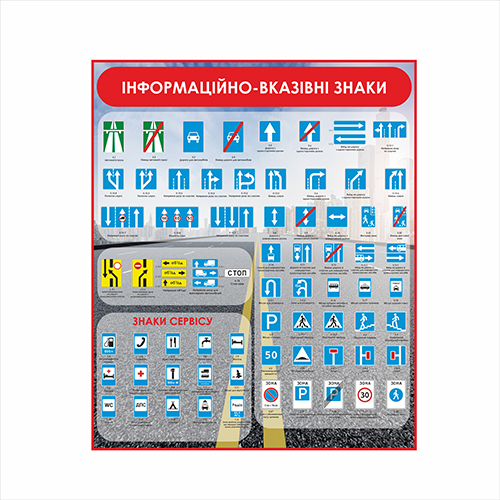 

Плакат Vivay “Інформаційно-вказівні знаки" А0