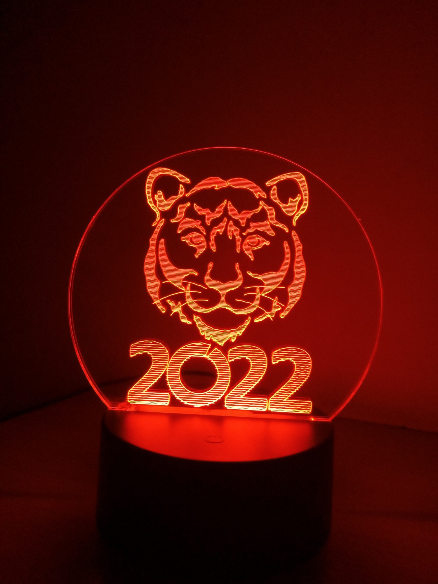 

3д-светильник Тигр 2022 7610101