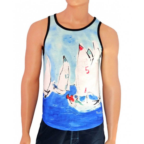 

Модная мужская майка True Color UXH 2481  цвет голубой, Модная мужская майка True Color UXH 2481 S цвет голубой