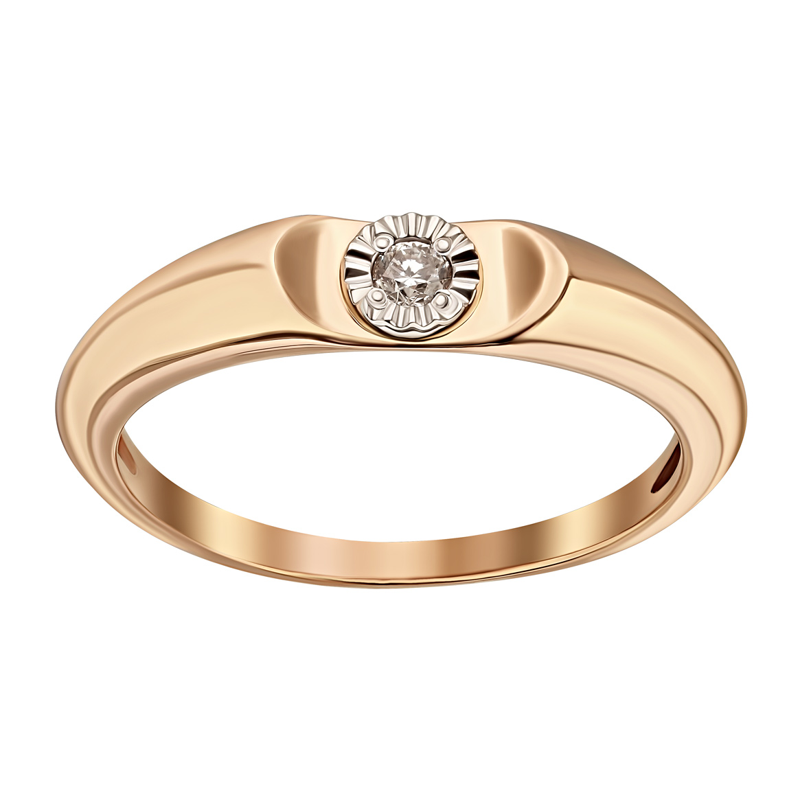 

Золотое кольцо с бриллиантом Tango Jewellery Company 750702 размер 17