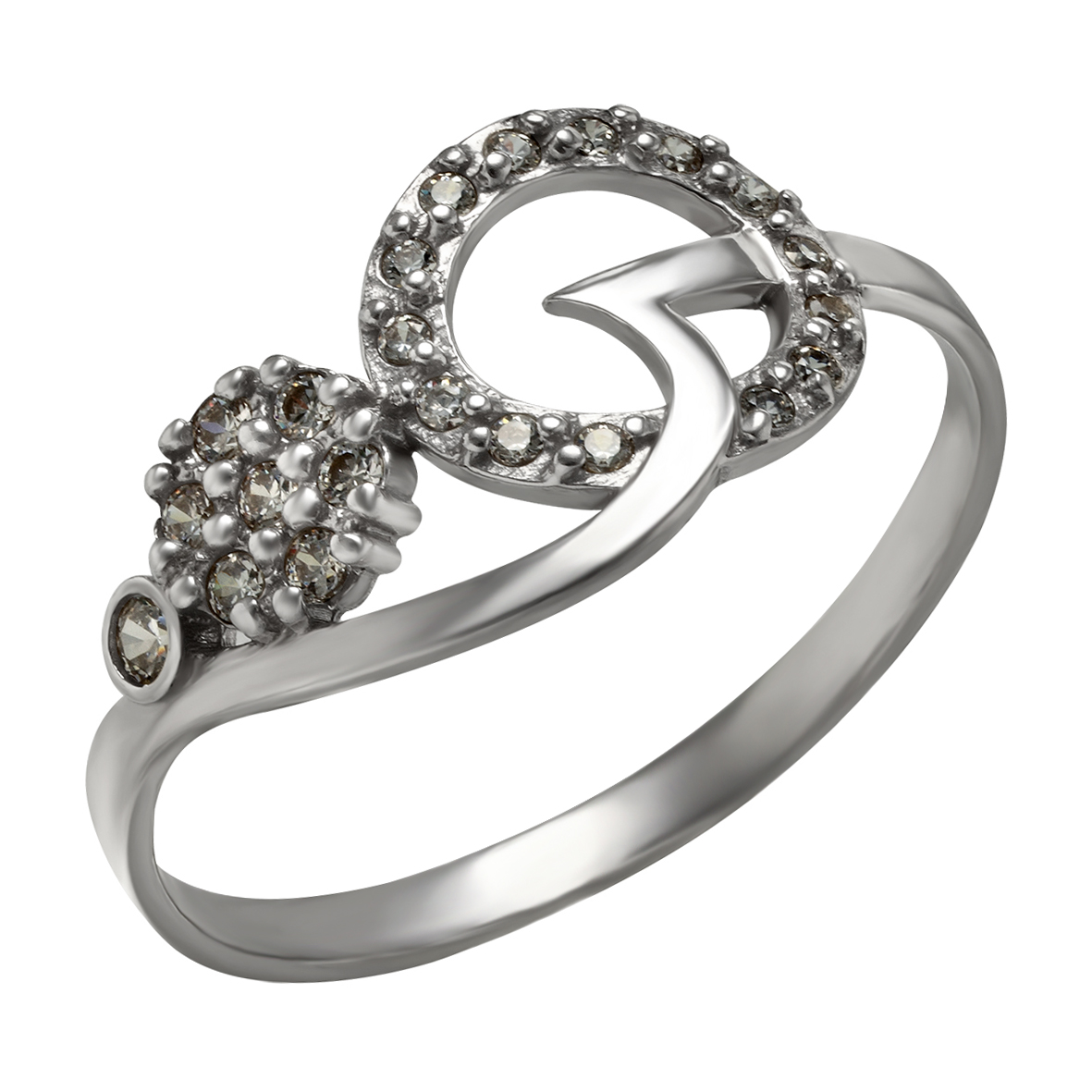 

Серебряное кольцо с фианитами Tango Jewellery Company 320881С размер 16