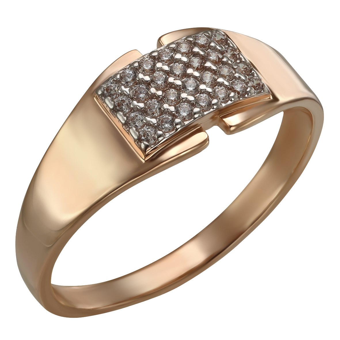 

Золотое кольцо с фианитами Tango Jewellery Company 380446 размер 17