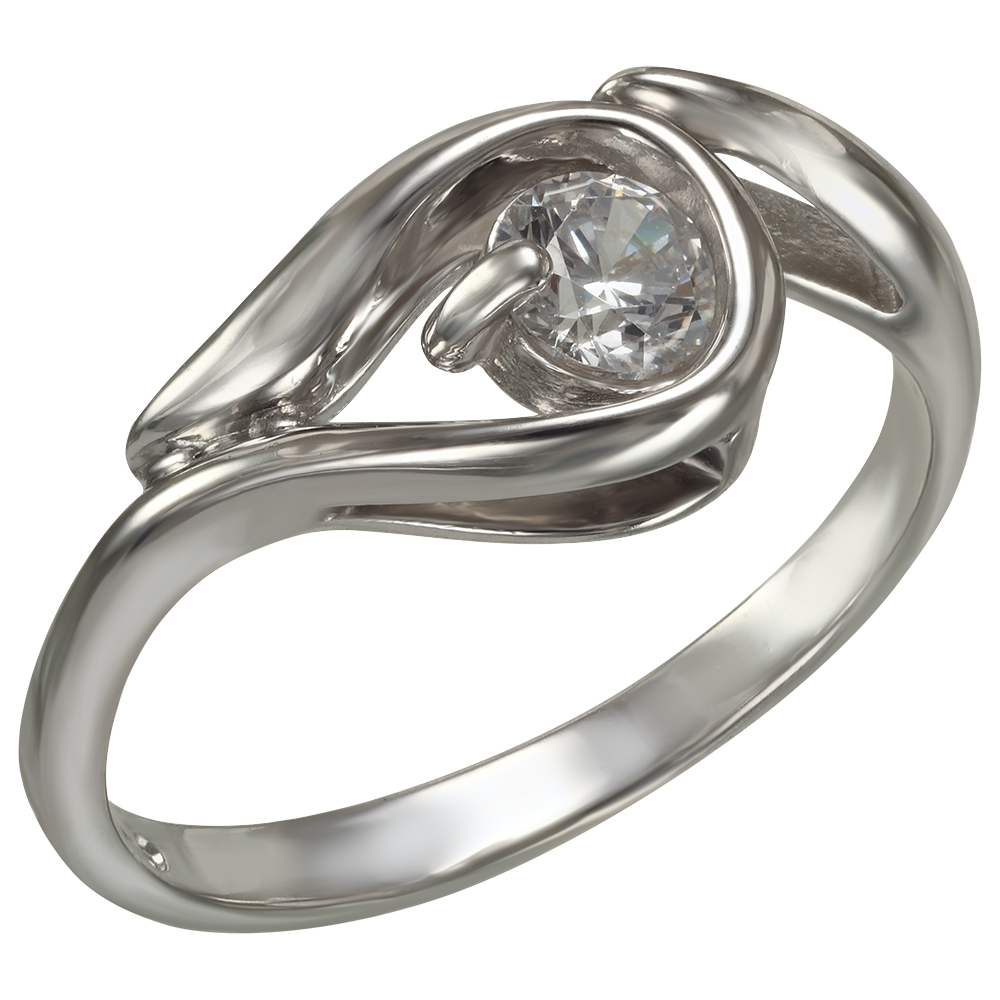 

Серебряное кольцо с фианитом Tango Jewellery Company 330020С размер 18.5