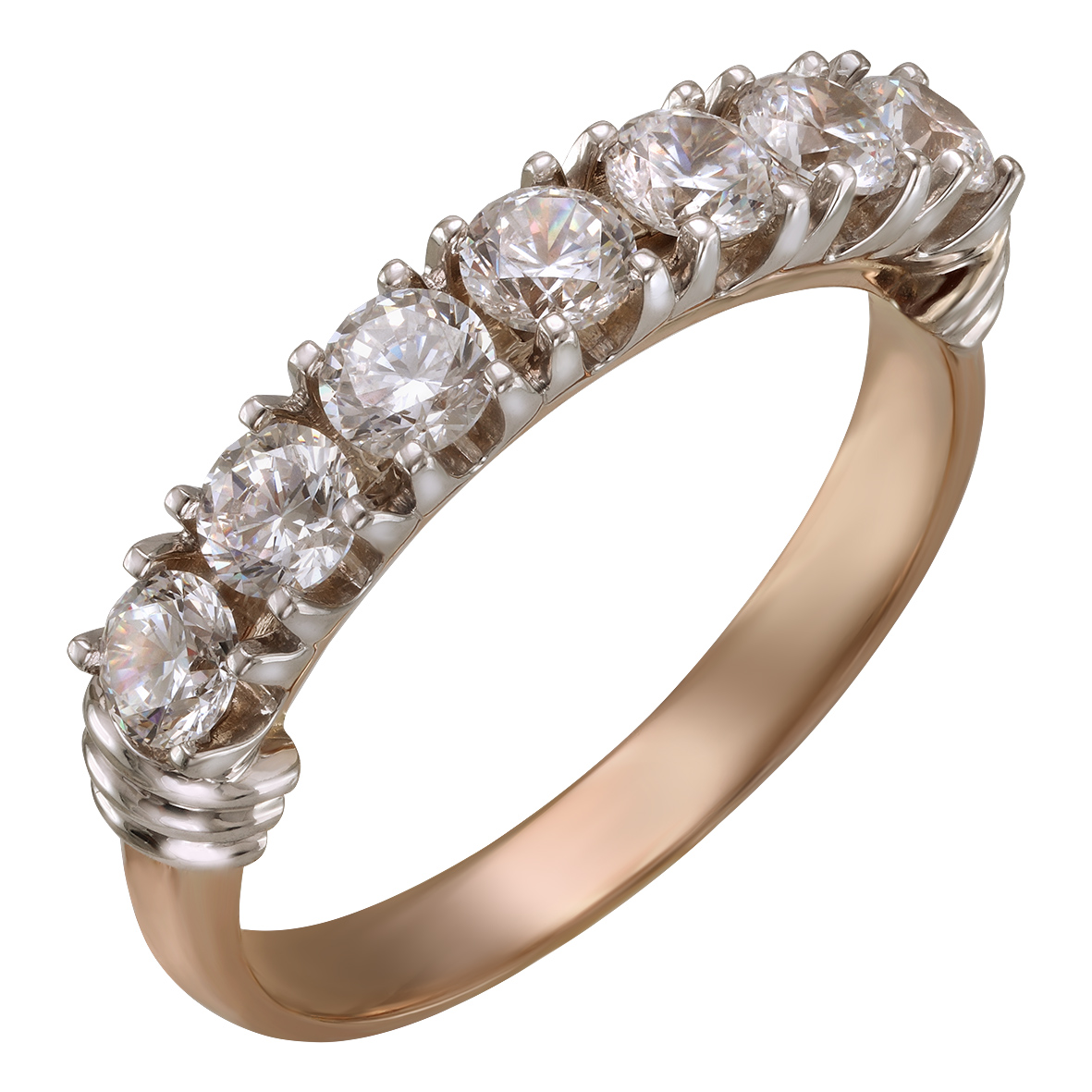 

Золотое кольцо с фианитами Tango Jewellery Company 350051 размер 19
